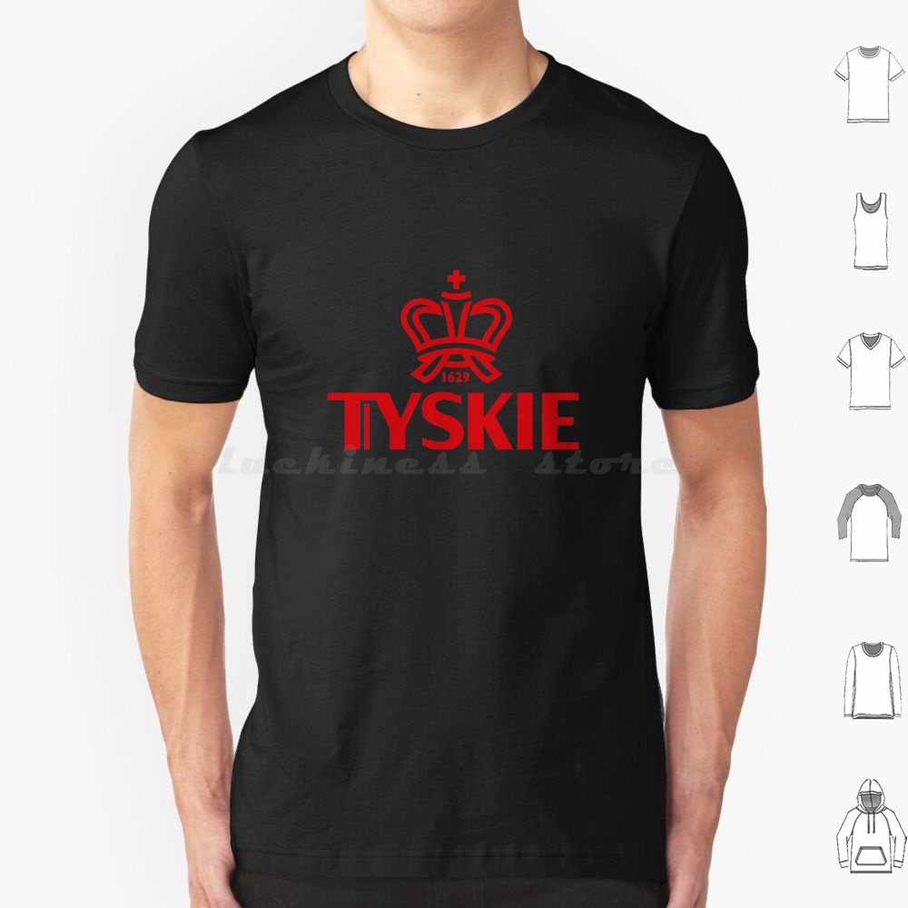 Beer Wine Gin - Tyskie T Shirt Big Size 100%