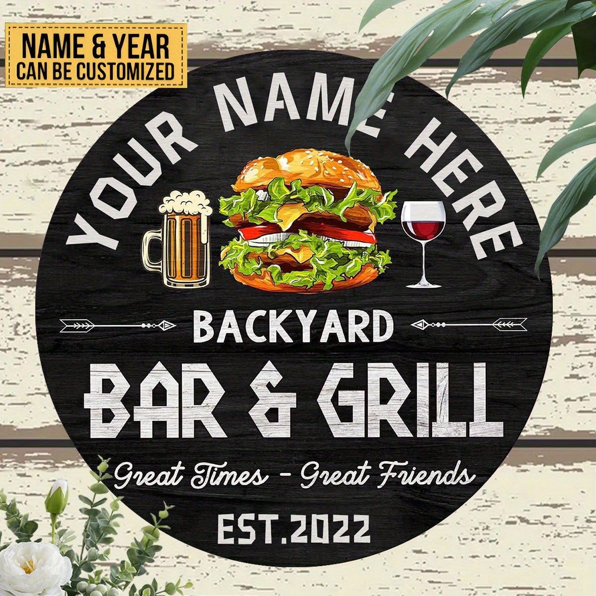 Wine In Beer - [2D Flat] Burger Wine Beer Custom