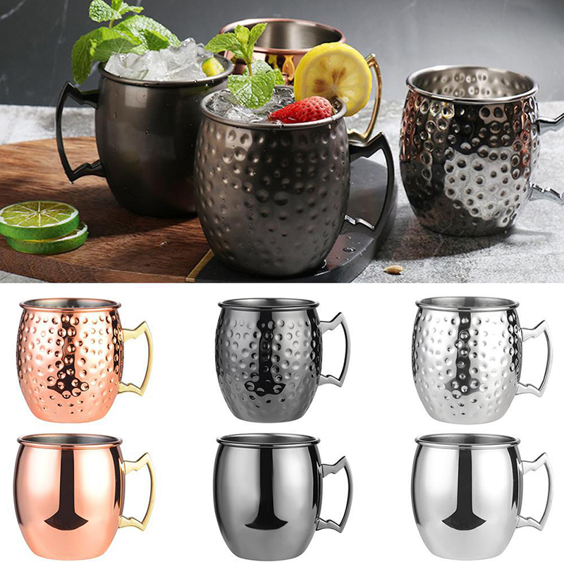 Wine With Beer Cocktail - 1Pcs 530ml Stainless Steel Moscow Mule