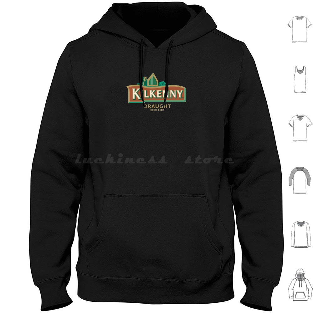 Beer Wine Gin - Kilkenny Hoodies Long Sleeve Drunk Beer