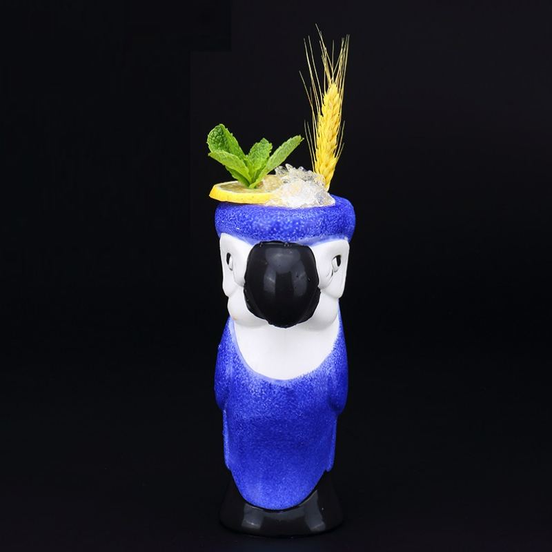 Parrot Hawaii Tiki Mugs Cockta - Wine With Beer Cocktail 评论和价格