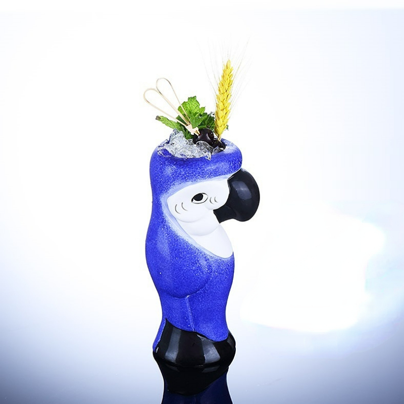 Parrot Hawaii Tiki Mugs Cockta - Wine With Beer Cocktail 评论和价格
