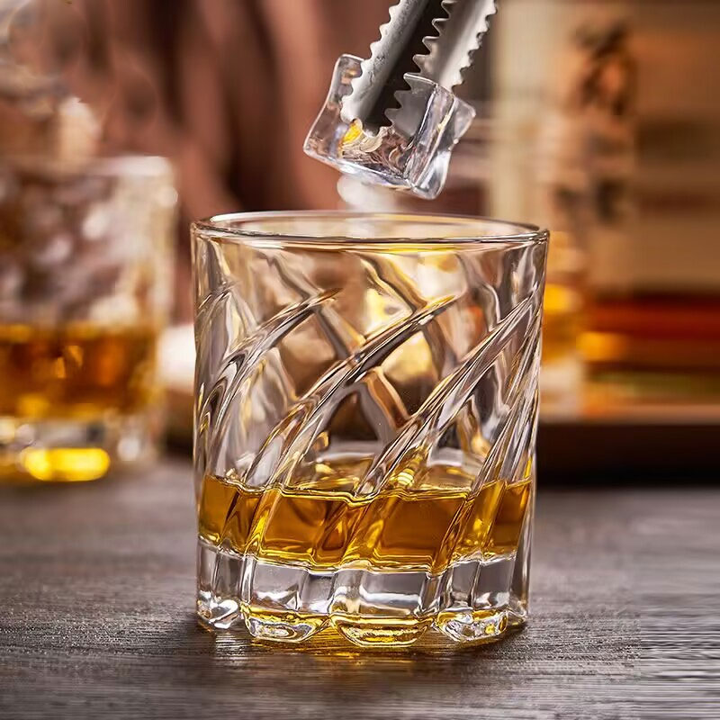 Embossed Whiskey Glass High-Qu - Wine Beer Spirit 评论和价格