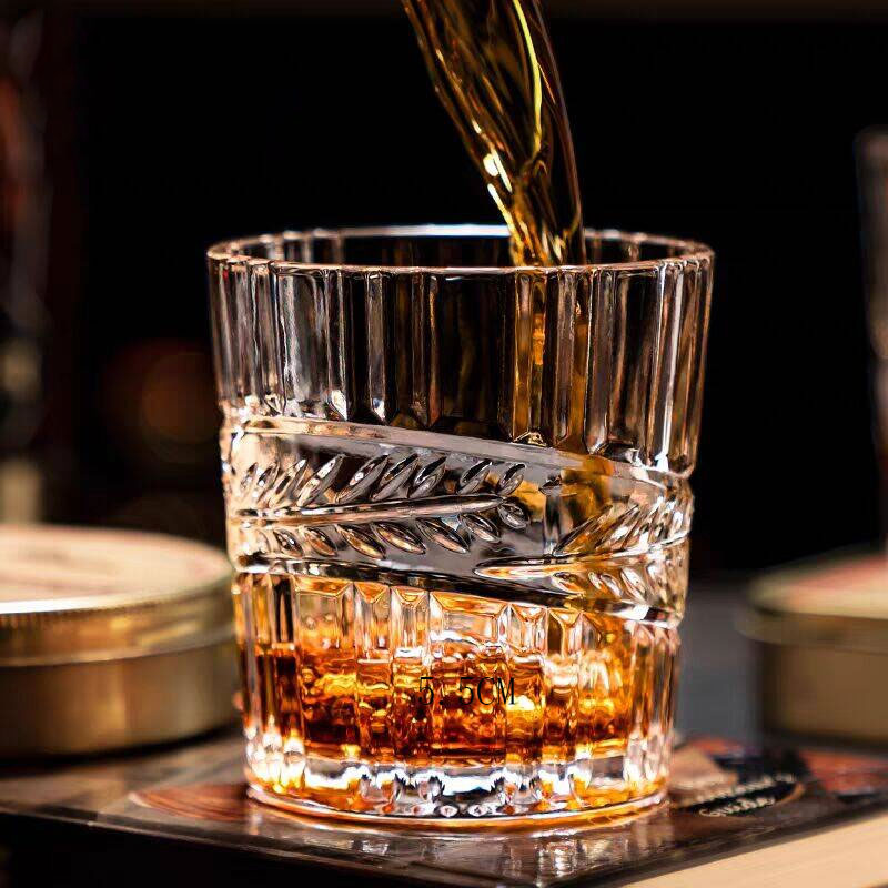 Embossed Whiskey Glass High-Qu - Wine Beer Spirit 评论和价格