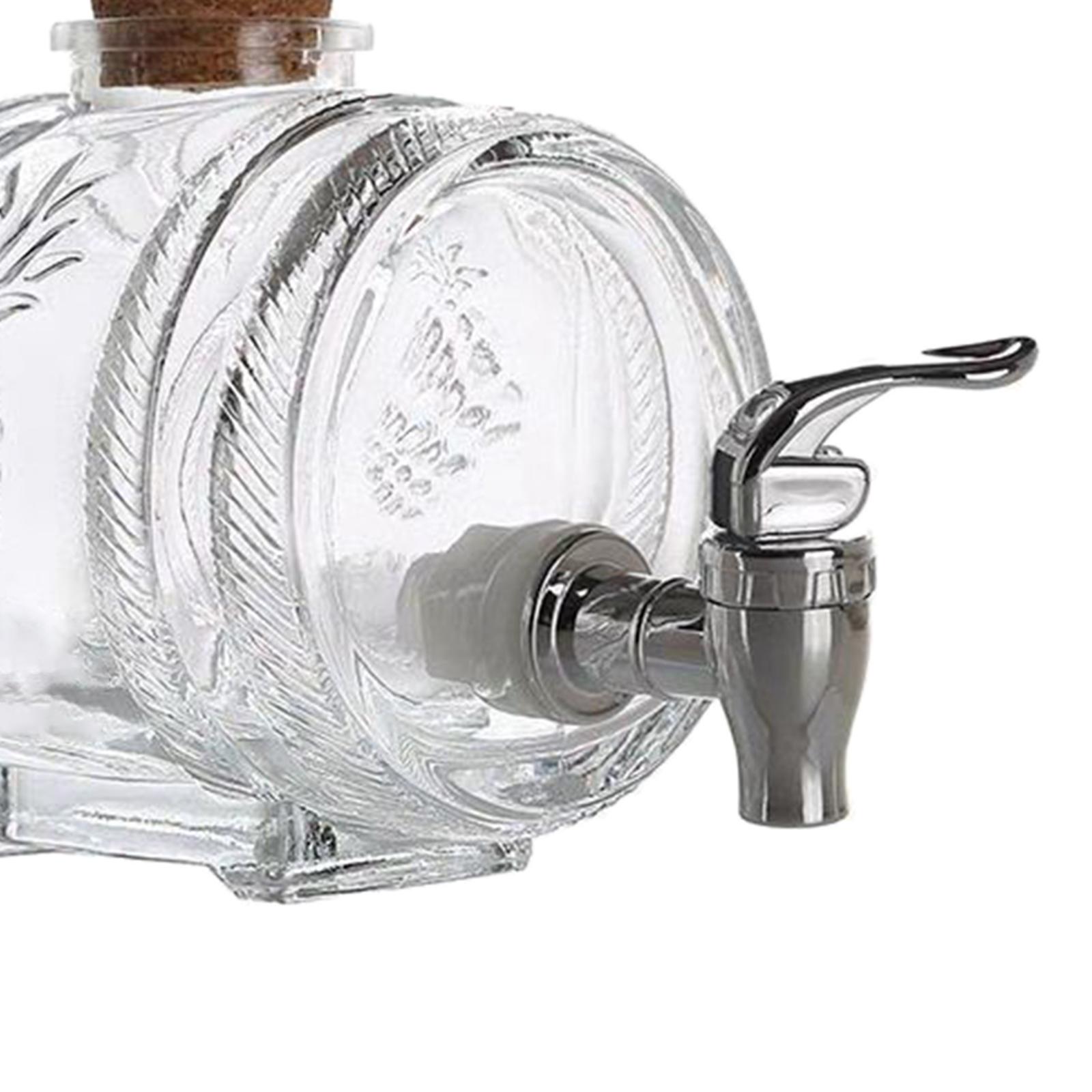 Premium Glass Barrel Dispenser - Wine Beer Spirit 评论和价格