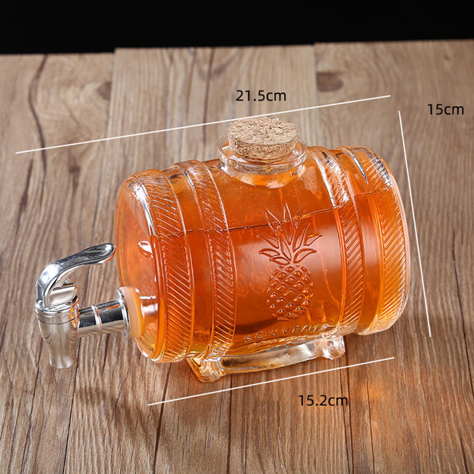 Premium Glass Barrel Dispenser - Wine Beer Spirit 评论和价格