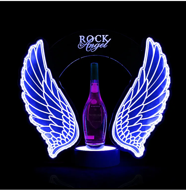 Rechargeable LED Flashing Ange - Wine In Beer 评论和价格
