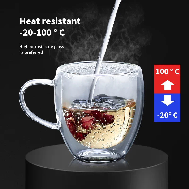 Transparent Glass Coffee Cup M - Wine With Beer Cocktail 评论和价格