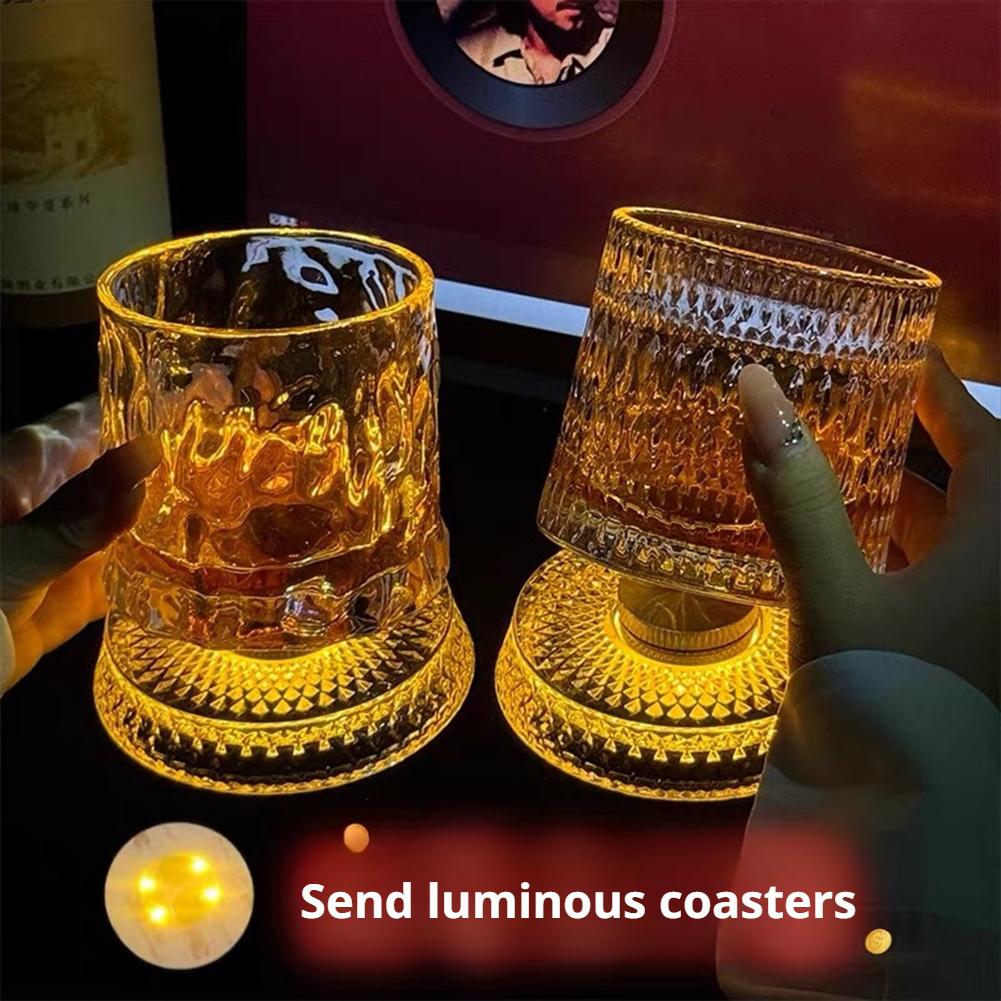Rotating Whiskey Glass Creativ - Wine With Beer Cocktail 评论和价格