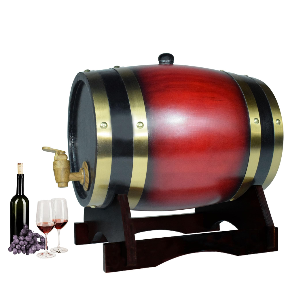 Whiskey Barrel Dispenser Oak A - Wine Beer Spirit 评论和价格