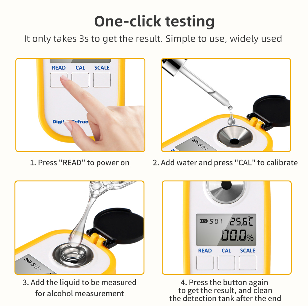 Digital Alcohol Refractometer  - Wine Beer Spirit 评论和价格