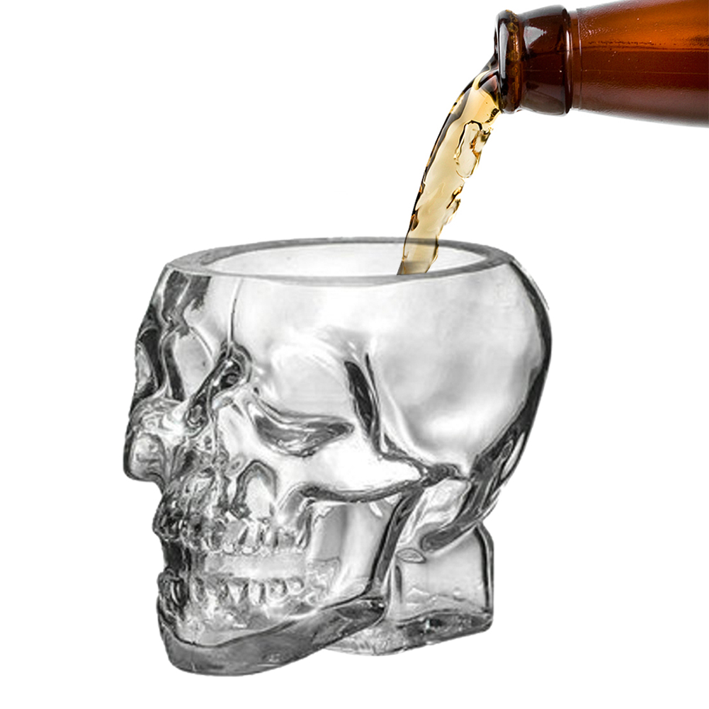 150/350ML Transparent Skull He - Wine Beer Spirit 评论和价格