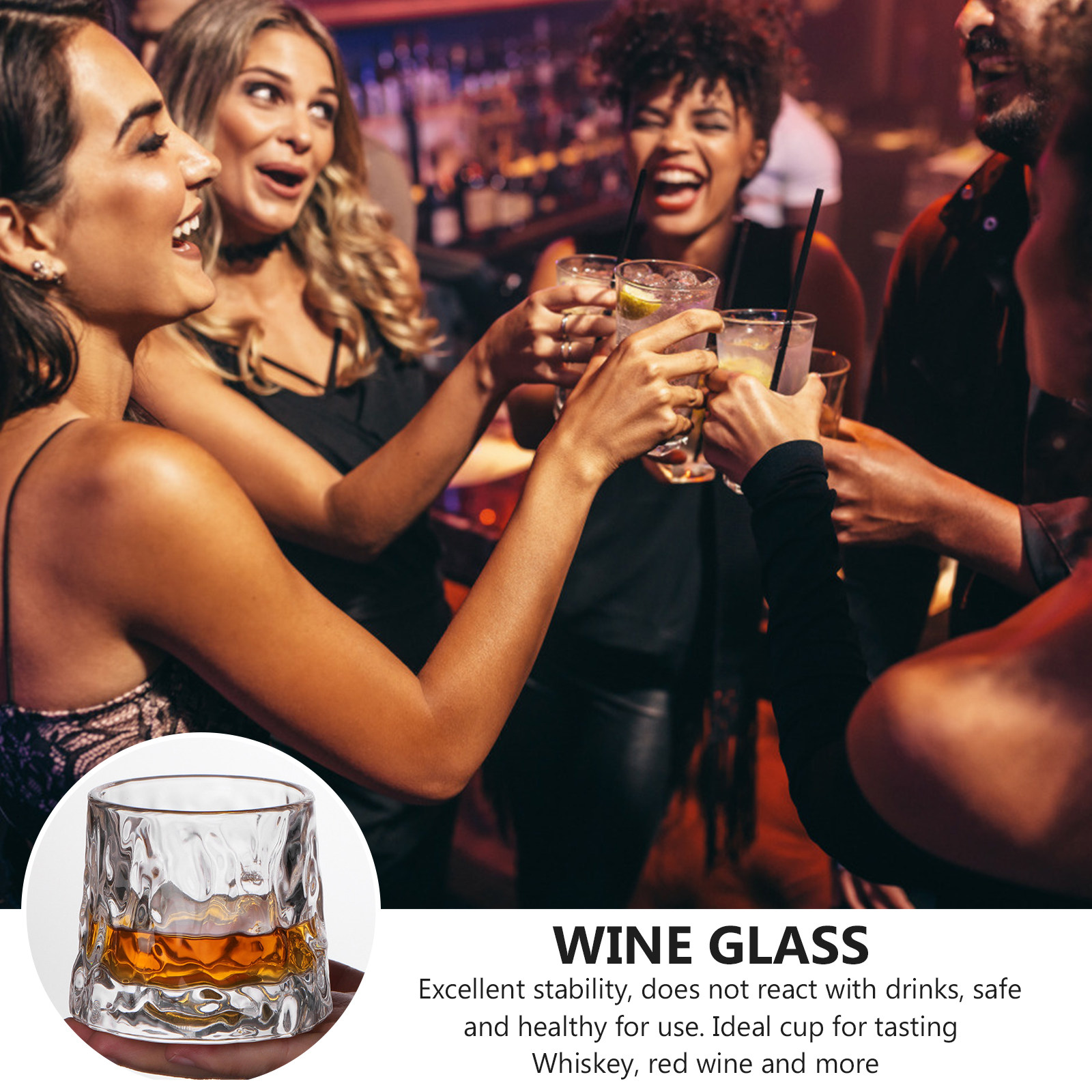 1Pcs Hammered Wine Glass Cup P - Wine In Beer Glass 评论和价格