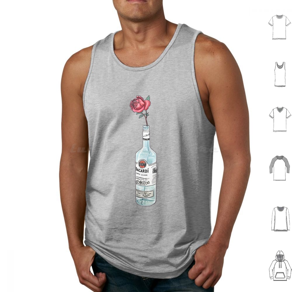 Rum Bacardi Flower Artwork Tan - Beer Wine Gin 评论和价格