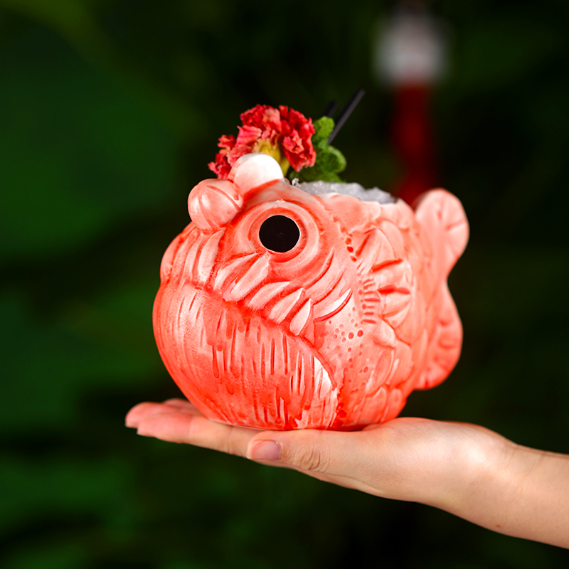 Cute Lantern Fish Cocktail Gla - Wine With Beer Cocktail 评论和价格