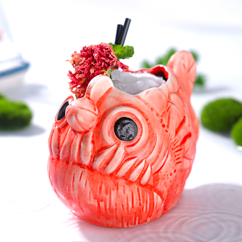 Cute Lantern Fish Cocktail Gla - Wine With Beer Cocktail 评论和价格